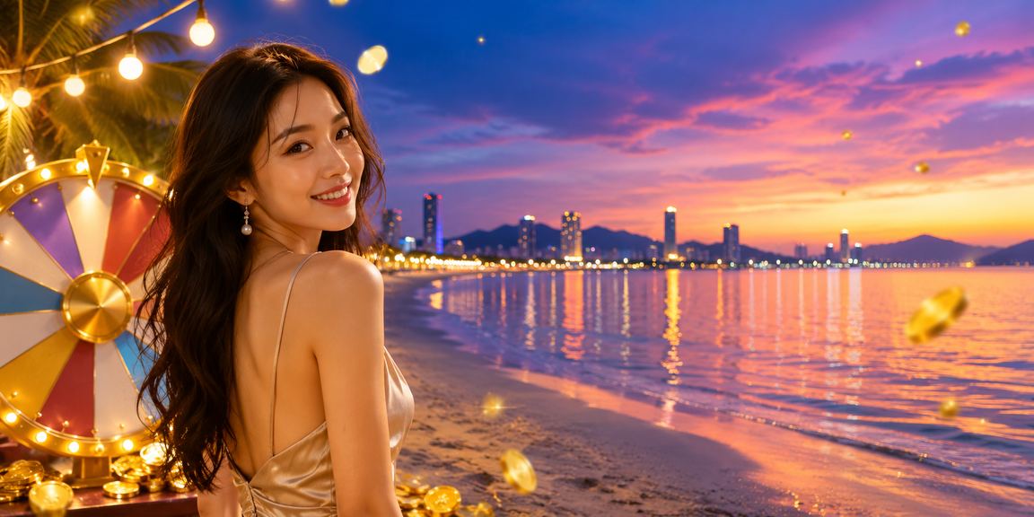 Khung cảnh người chơi vòng quay roulette trên biển Đà Nẵng