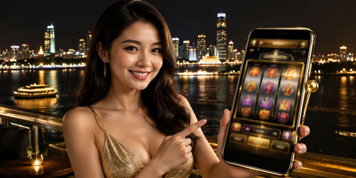 Cảnh sông nước miền Tây với người dùng chơi slots và tham gia khuyến mãi mùa hè trên điện thoại
